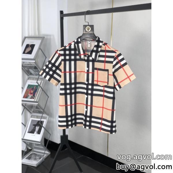 BURBERRY偽 ブランド半袖シャツ最前線2026涼しげに演出