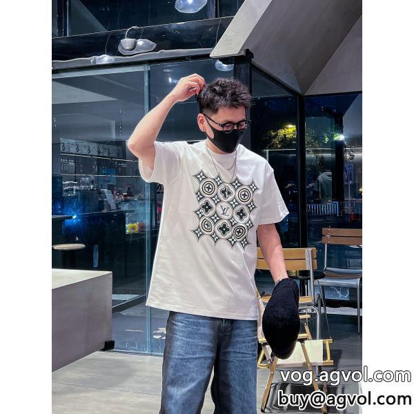 LOUIS VUITTON半袖Tシャツドレスアップ効果も抜群在庫数限定スーパー コピー  