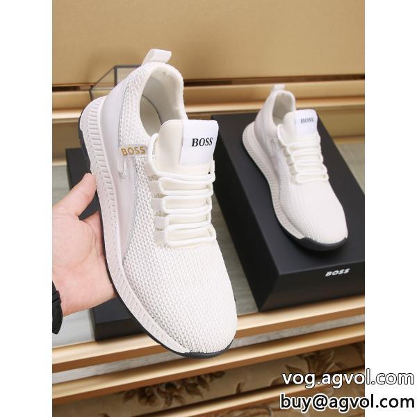 スニーカーHUGO BOSSブランド コピー 販売 風合いが魅力目を引く1着