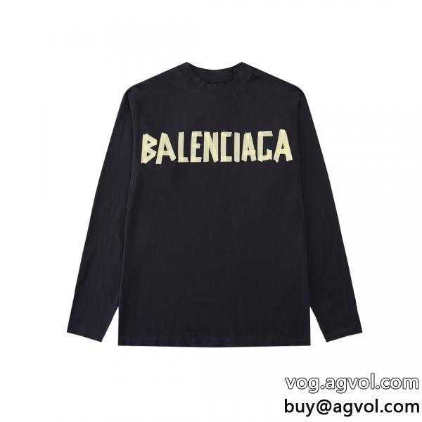 balenciagaブランド コピー 通販長袖Tシャツ数年愛用しても人気アイテムお洒落スタイル