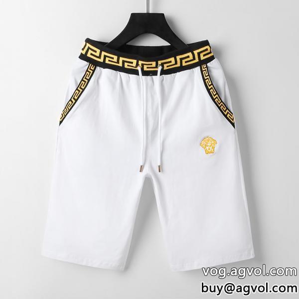 元気な印象に今シーズンのトレンドアイテムスラックスブランド アクセサリー 激安VERSACE