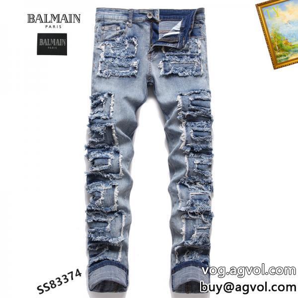 コピー ブランド 販売印象に残るデザイン清潔感溢れるジーンズBALMAIN
