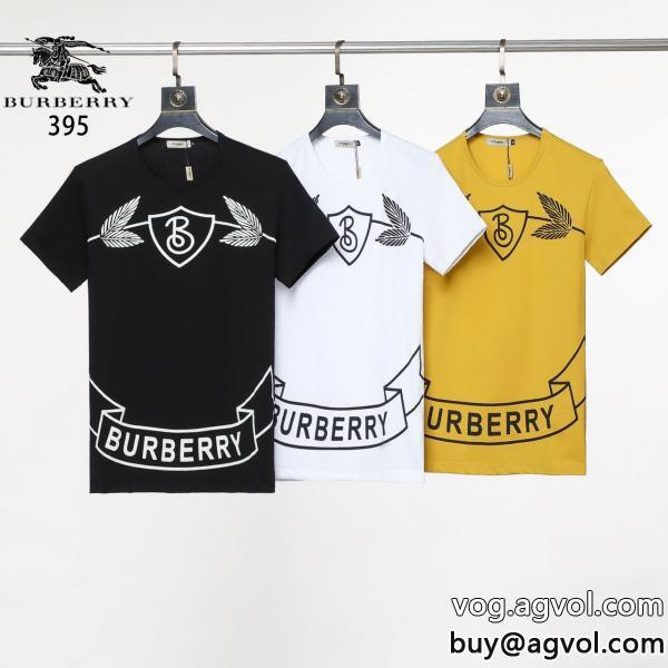 コピー 商品 ブランドバーバリー人気商品ストリートを感じさせる半袖Tシャツ