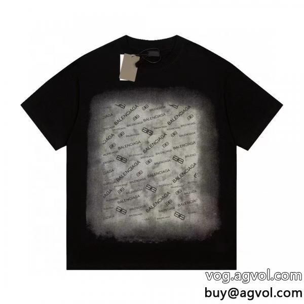 激安 ブランドbalenciagaファッション感満々意外と相性がいい半袖Tシャツ