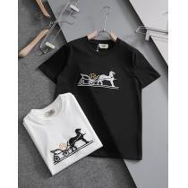 ブランド スーパー コピー 通販ファッションに新しい色気分が上がる半袖TシャツHERMES