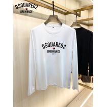 ディースクエアード長袖Tシャツ偽物 ブランド 販売夏の王道　適度な上品さ涼しげに演出