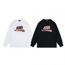 ブランド 偽物 通販長袖Tシャツbalenciaga旬の気分を絶妙に買付済み?海外即発 