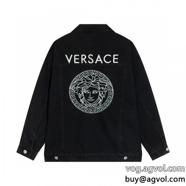 VERSACEちょっと大人の印象高いクオリティコートコピー ブランド 販売