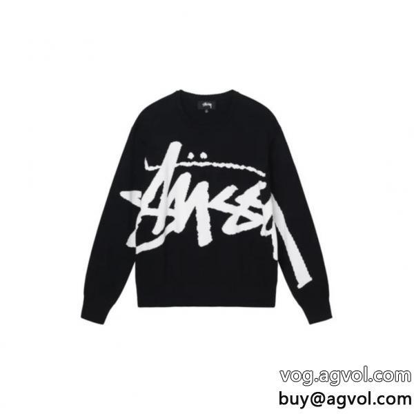 今季はファション感漂うヴィンテージ感ブランド コピー 優良セーターSTUSSY