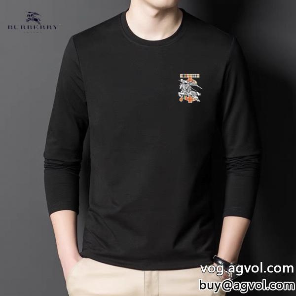 偽 ブランド優秀なアイテム今シーズン新作BURBERRY長袖Tシャツ