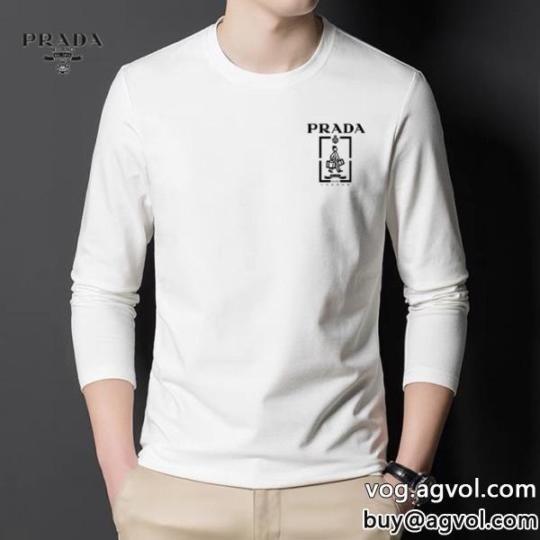 スーパー ブランド コピー在庫あり即発話題の新作到着長袖TシャツPRADA