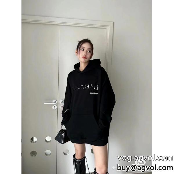 大人着用可お洒落上級者パーカーbalenciagaスーパー コピー 通販 優良