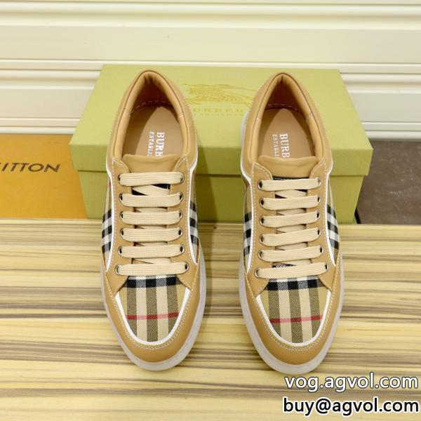 スニーカーBURBERRYブランド 偽物存在感大特に話題なの上品　即完売