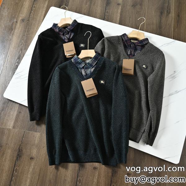 お早めにお洒落上級者BURBERRY偽物 ブランド 激安セーター