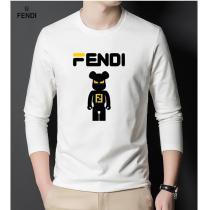 FENDI長袖Tシャツ偽 ブランドカワイイ雰囲気抜け感のある夏着物