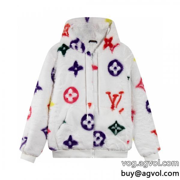 コートブランド フェイク毎年大人気商品派手すぎずLOUIS VUITTON
