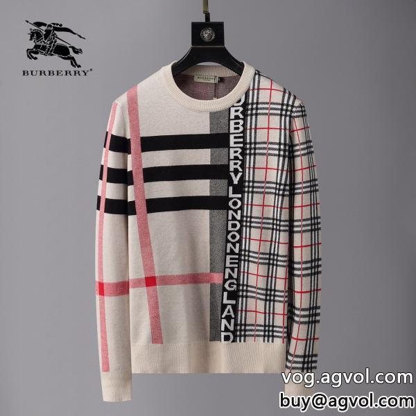 BURBERRYセーター偽物 ブランド2026即旬な装いに快適な着心地