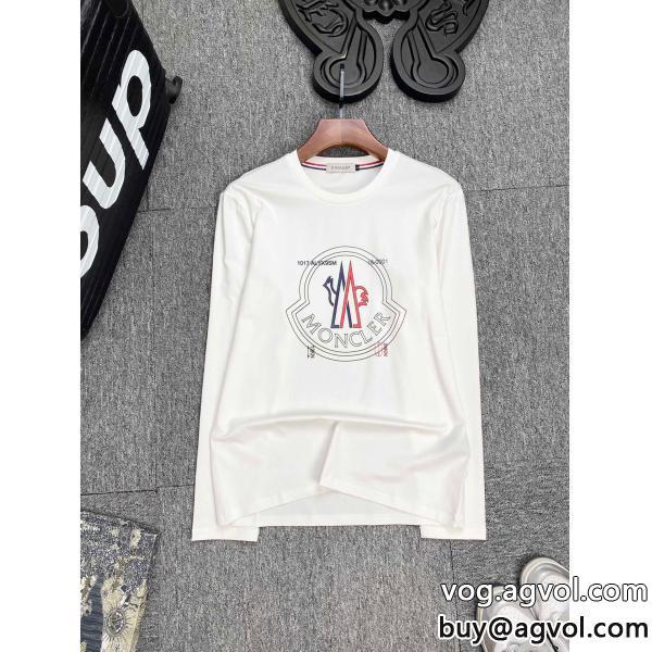 MONCLER長袖Tシャツ透け感新作がイチ推し国内発セール完売間近ブランド 激安 