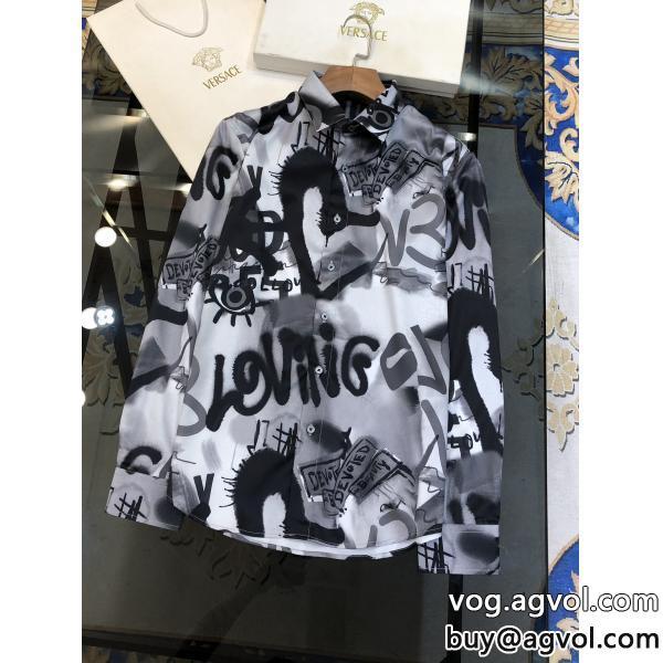 長袖シャツ限定版プリント2026人気新色が登場スーパー コピー 通販Dolce&Gabbana