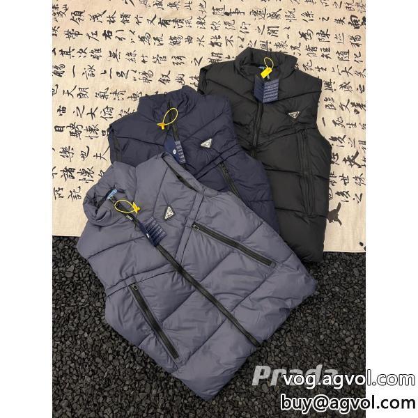 ダウンベスト限定デザイン人気モデル愛用偽 ブランド 購入PRADA