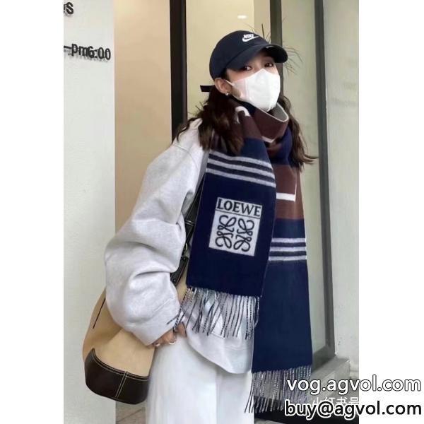 LOEWE大人気セール抜け感や着心地重視偽物 ブランドマフラー