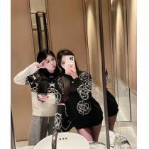 セーター偽物 ブランド 販売CHカワイイ雰囲気大人っぽいスタイルが完成