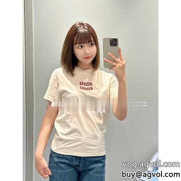 安定感があり大人のカジュアルスタイルブランド スーパー コピー 舗半袖TシャツMIUMIU