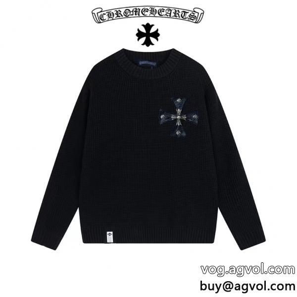 セーター偽物 通販 人気沸騰中！おしゃれ新品透け感の持つ涼しげな印象CHROME HEARTS