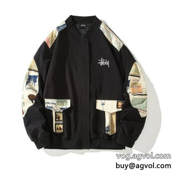 ブランド コピー 品STUSSY肌触りの良いサラりとキュートな印象コート