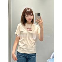 安定感があり大人のカジュアルスタイルブランド スーパー コピー 舗半袖TシャツMIUMIU