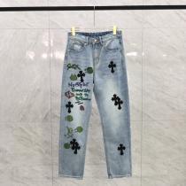 夏の大人カジュアル華やかな印象ブランド コピー 安心ジーンズCHROME HEARTS