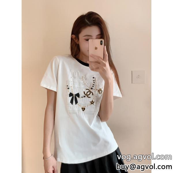 お目立ち度の高い新品人気ブランドブランド 偽物 激安半袖TシャツCH