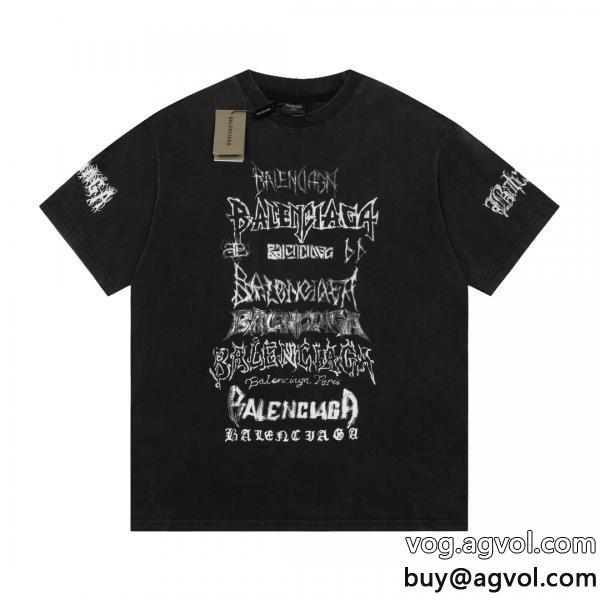 新作セール価格でゲット品が良い偽物 通販 半袖Tシャツbalenciaga