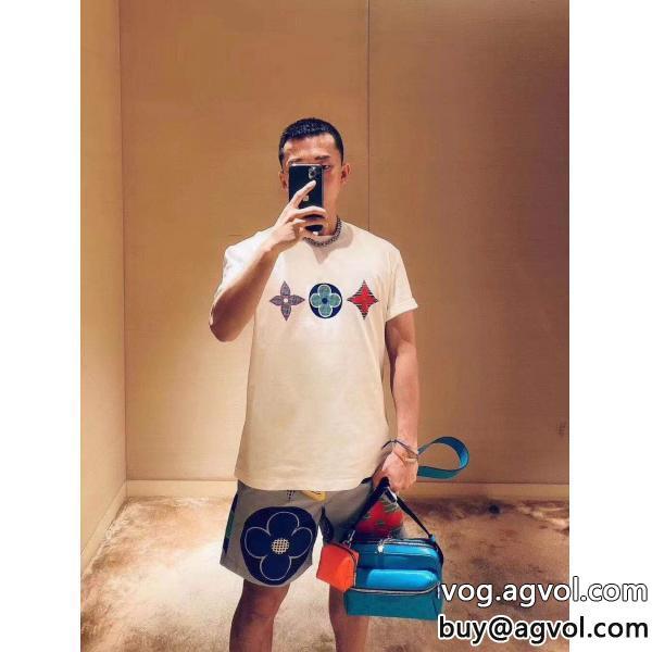 半袖Tシャツ偽 ブランド LOUIS VUITTON在庫あり即発夏に爆発的な人気