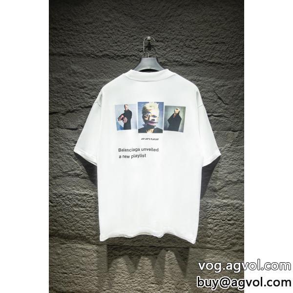 バレンシアガ肌触りの良いサラりと人気話題半袖Tシャツ激安 通販 ブランド