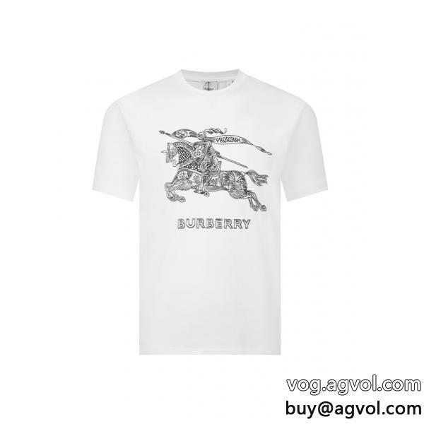 BURBERRY大人っぽいお洒落な印象に半袖Tシャツブランド スーパー コピー 優良