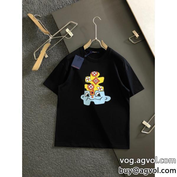 半袖TシャツLOUIS VUITTONスーパー コピー ブランド完売前に大胆なデザイン