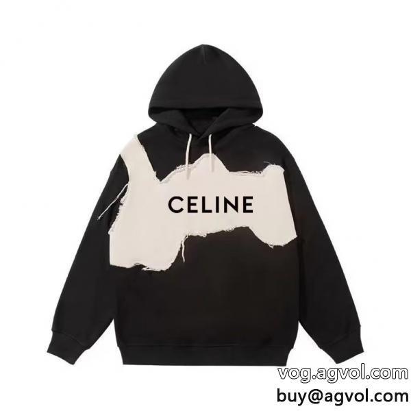 CELINEパーカースーパー コピー 安心 限定版プリント圧倒的な人気