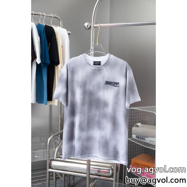 balenciagaリッチな印象にファッション感満々半袖Tシャツスーパー ブランド コピー