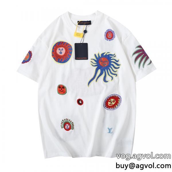 高級感が溢れた完売必至激安 ブランド半袖TシャツLOUIS VUITTON