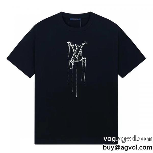 ブランド コピー 通販高い品質を誇るオシャレ度アップ半袖Tシャツルイ ヴィトン