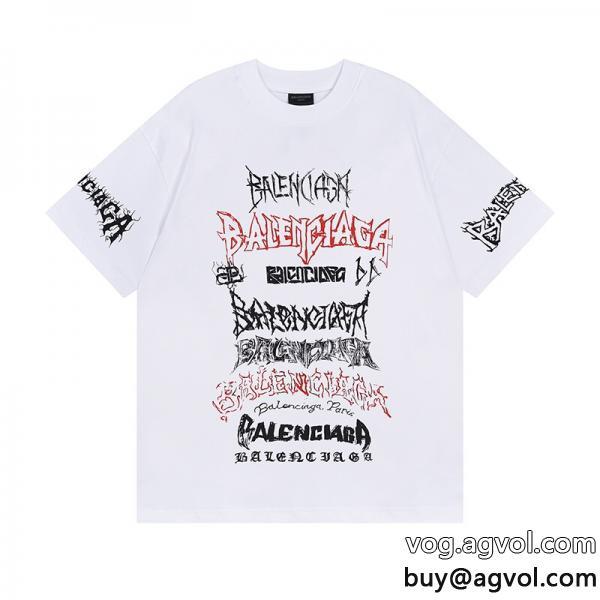 balenciaga半袖Tシャツスーパー コピー 2026の必須アイテム今季はファション感漂う