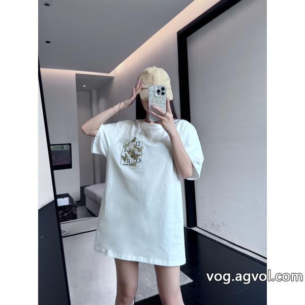 シンプル使える大人レディなシルエット半袖Tシャツ偽 ブランド 販売DIOR