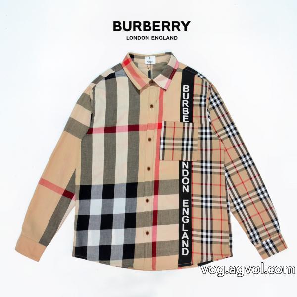 今夏のお気に入りスタイル今年らしい優秀アイテム長袖シャツBURBERRYブランド 偽物