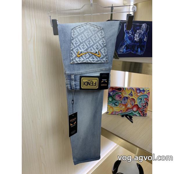 23SS海外直営風通しのよいジーンズ偽物 ブランド 販売FENDI