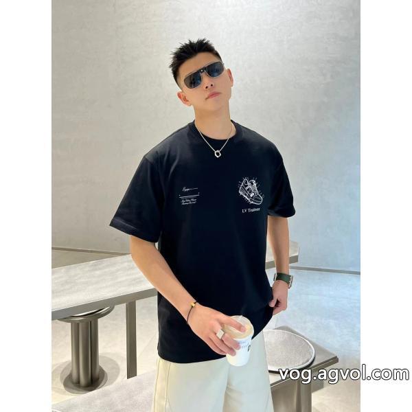 SS23残り僅魅力的なポイントLOUIS VUITTONブランド 偽物 激安半袖Tシャツ