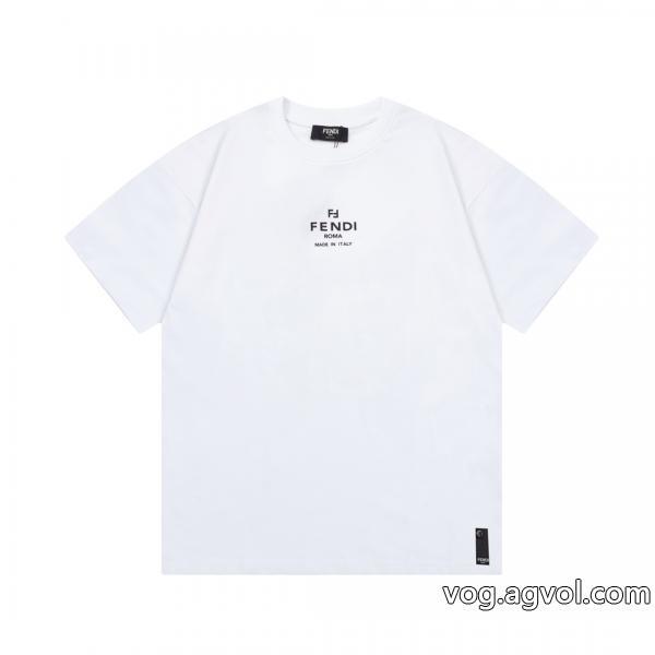 ブランド コピー ショップ半袖TシャツFENDI旬デザイン2026年の夏のマスト