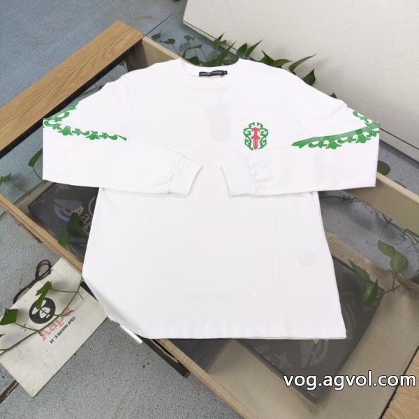 CHROME HEARTSスーパー ブランド コピー機能面抜群人気商品長袖Tシャツ
