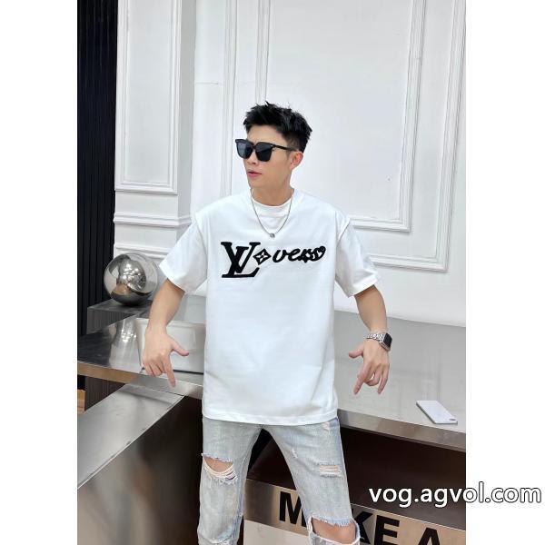 カッコカワイイスタイルアップ上品半袖TシャツLOUIS VUITTON激安 通販 専門