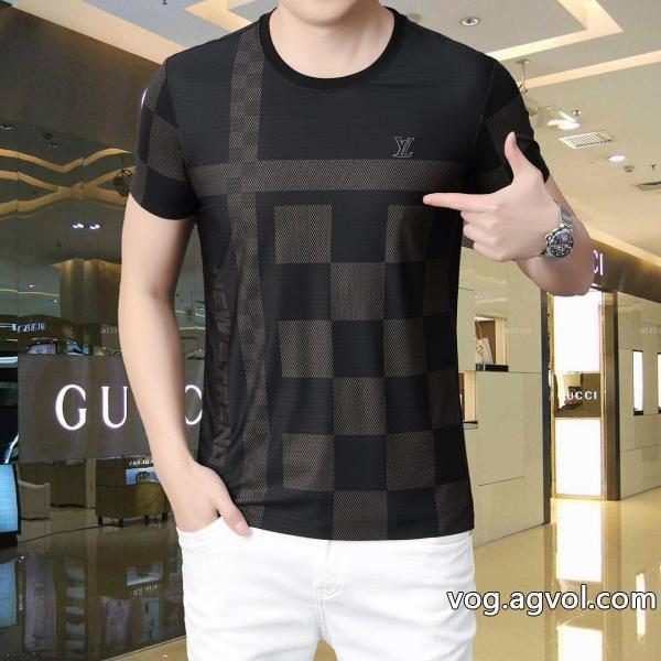 通気性と吸汗性に優れファッションの最先端！LOUIS VUITTONブランド 偽物半袖Tシャツ